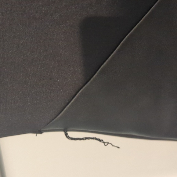 Faux leather New York & Company Stretch Black Pencil Dress - Picture 7 of 9